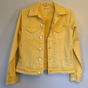 Warp + Weft Yellow Denim Jacket
